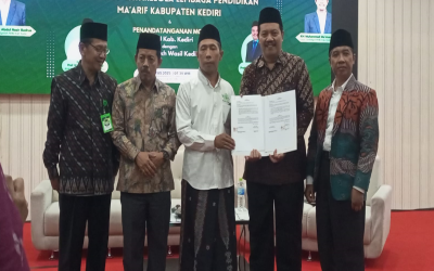 PCNU Kabupaten Kediri dan UIN Syekh Wasil Teken MoU, Perkuat Pendidikan dan Riset